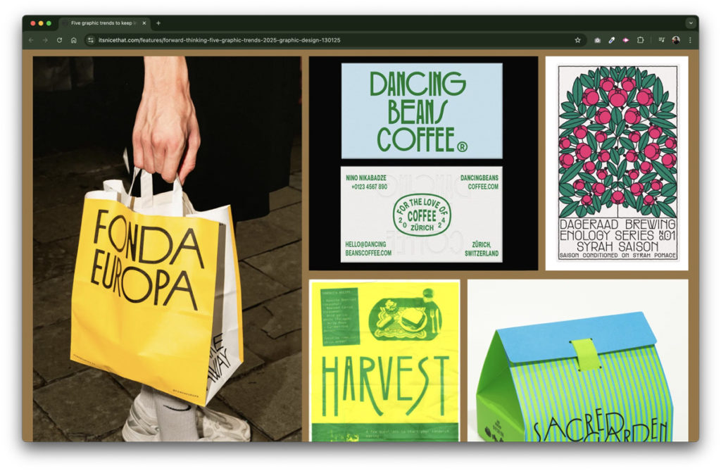 Tendencias 2025 según It’s Nice That / Club de Branding / 16 de enero